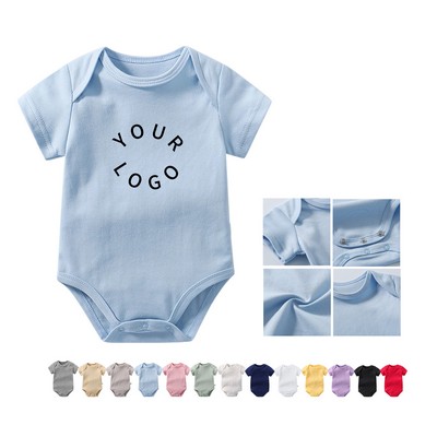 100% Cotton Solid Color Oneida Baby Bodysuit